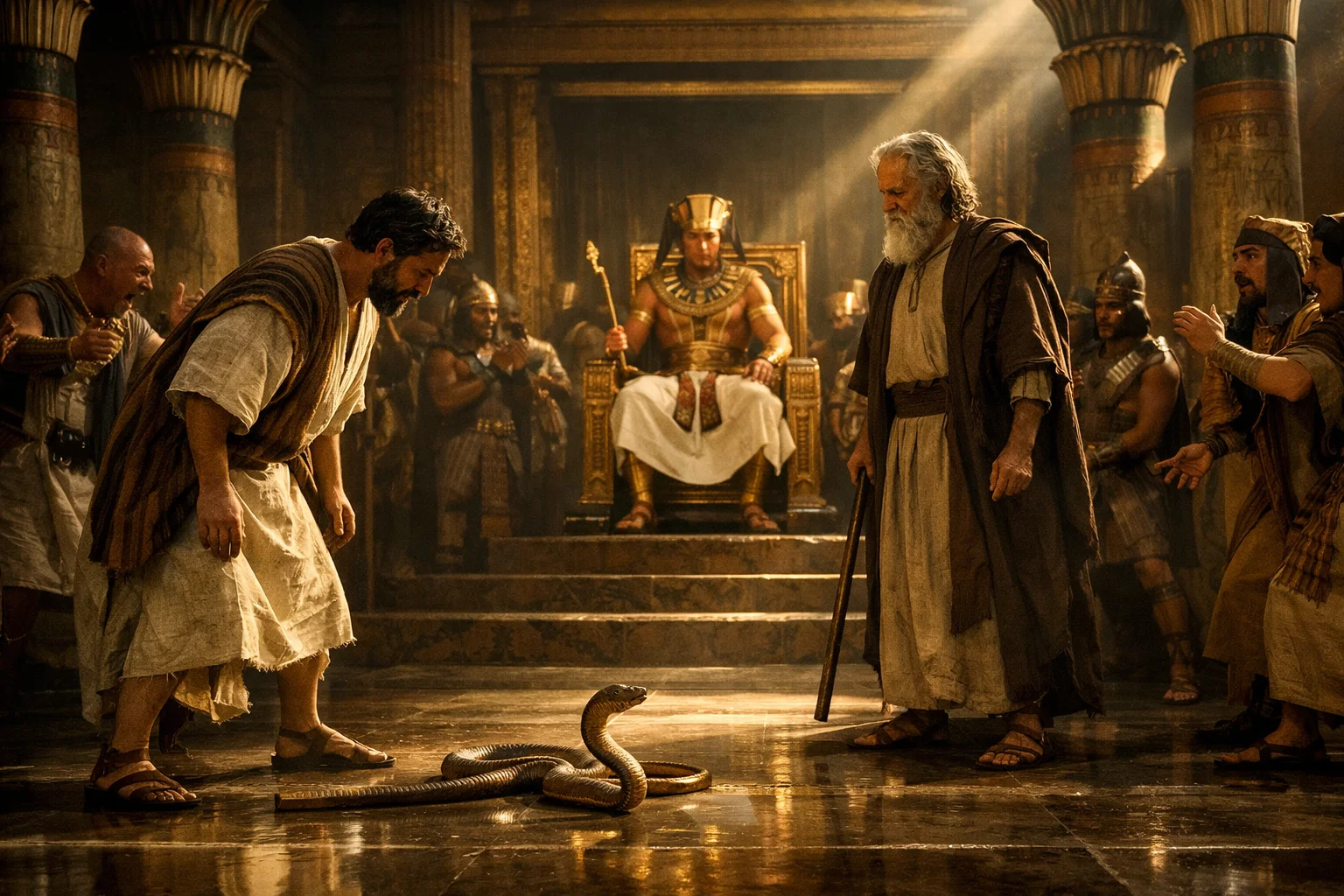 Aaron’s Staff Becomes a Serpent