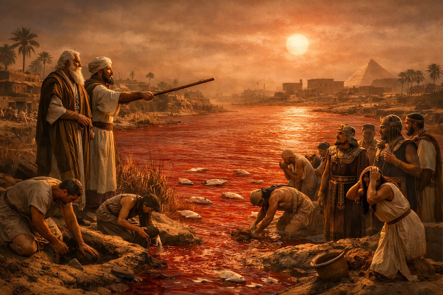 The Nile Turned to Blood