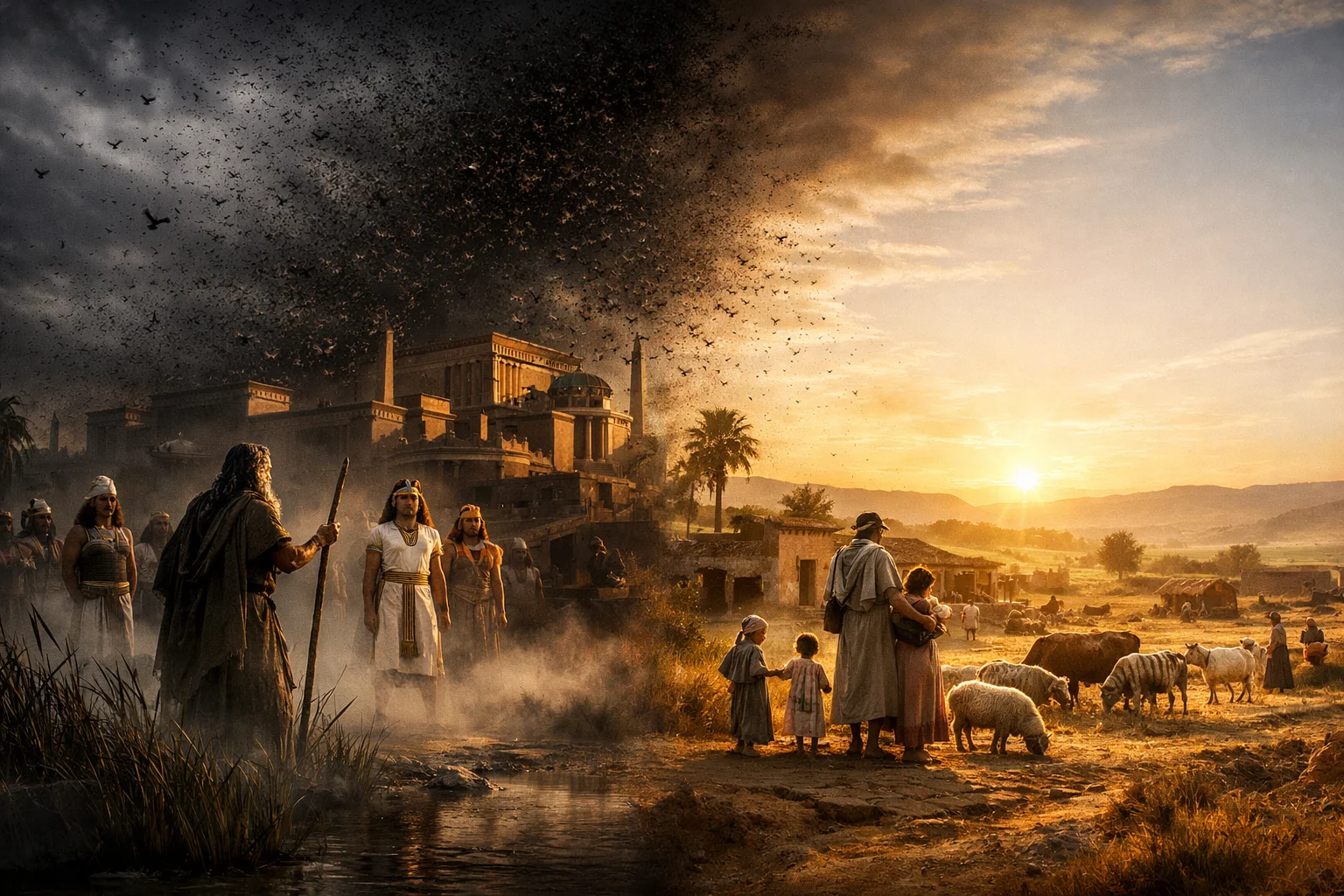 Flies Over Egypt, Peace in Goshen