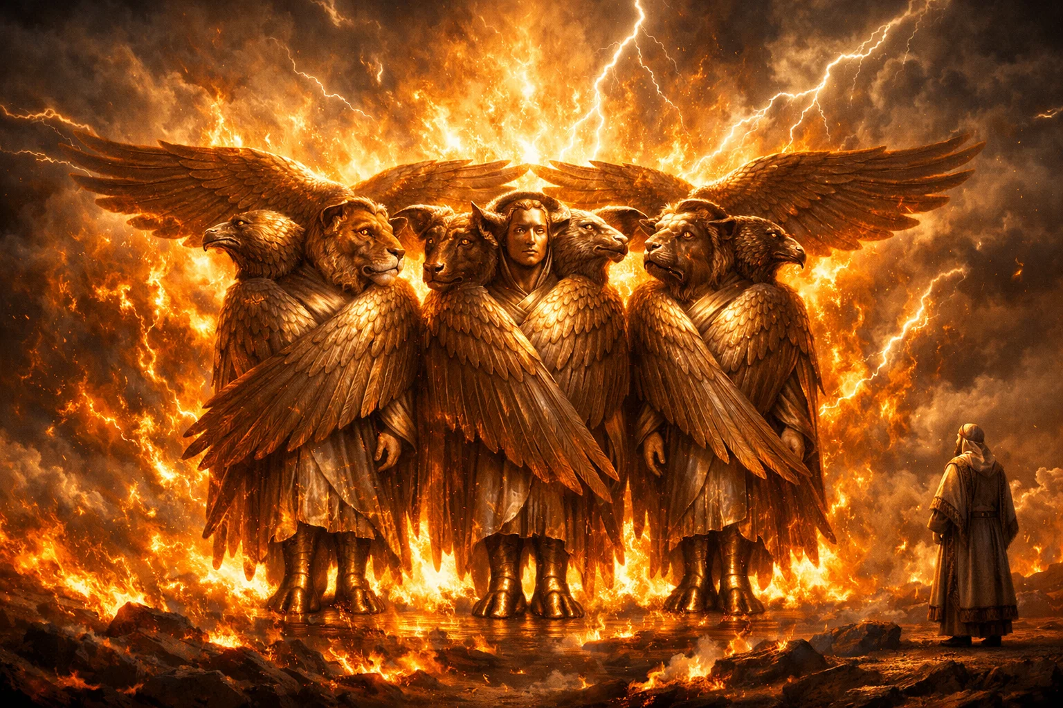 The Four Living Creatures of Fire