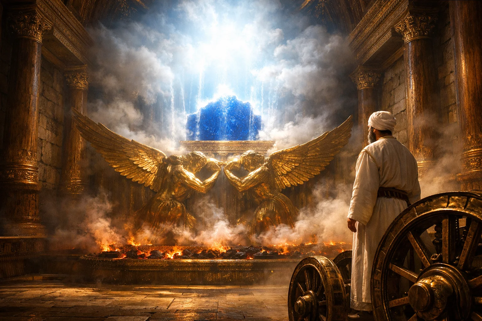 The Sapphire Throne Above the Cherubim