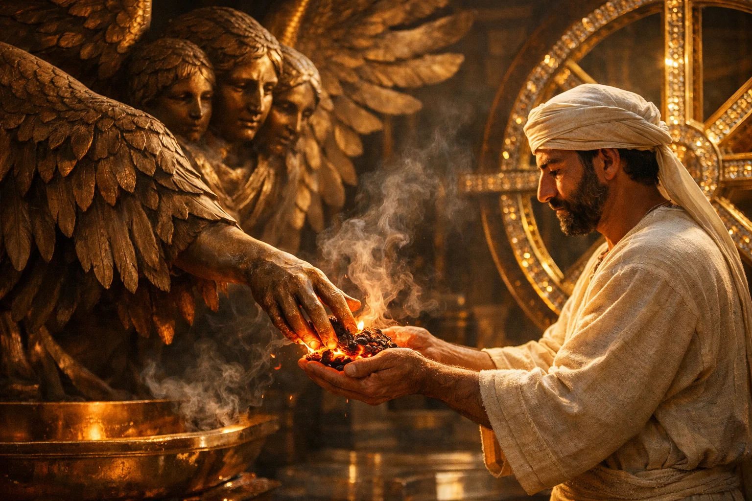 Fire from the Cherub's Hand