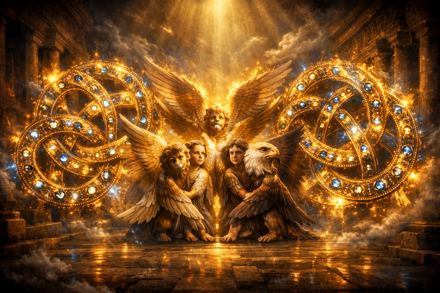 The Whirling Wheels Full of Eyes