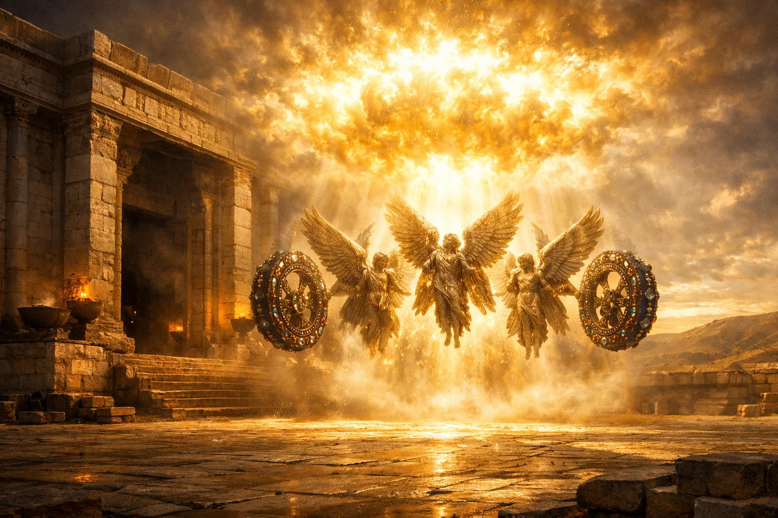 The Glory Departs to the East Gate