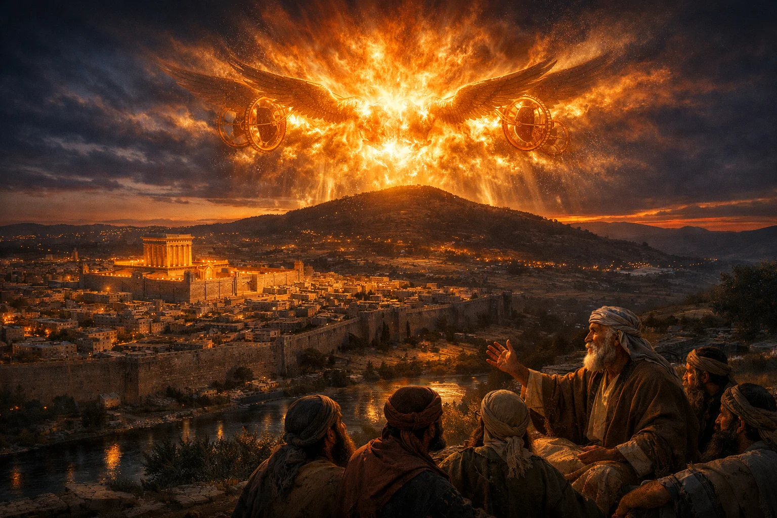 The Glory Departs to the Mountain East of the City