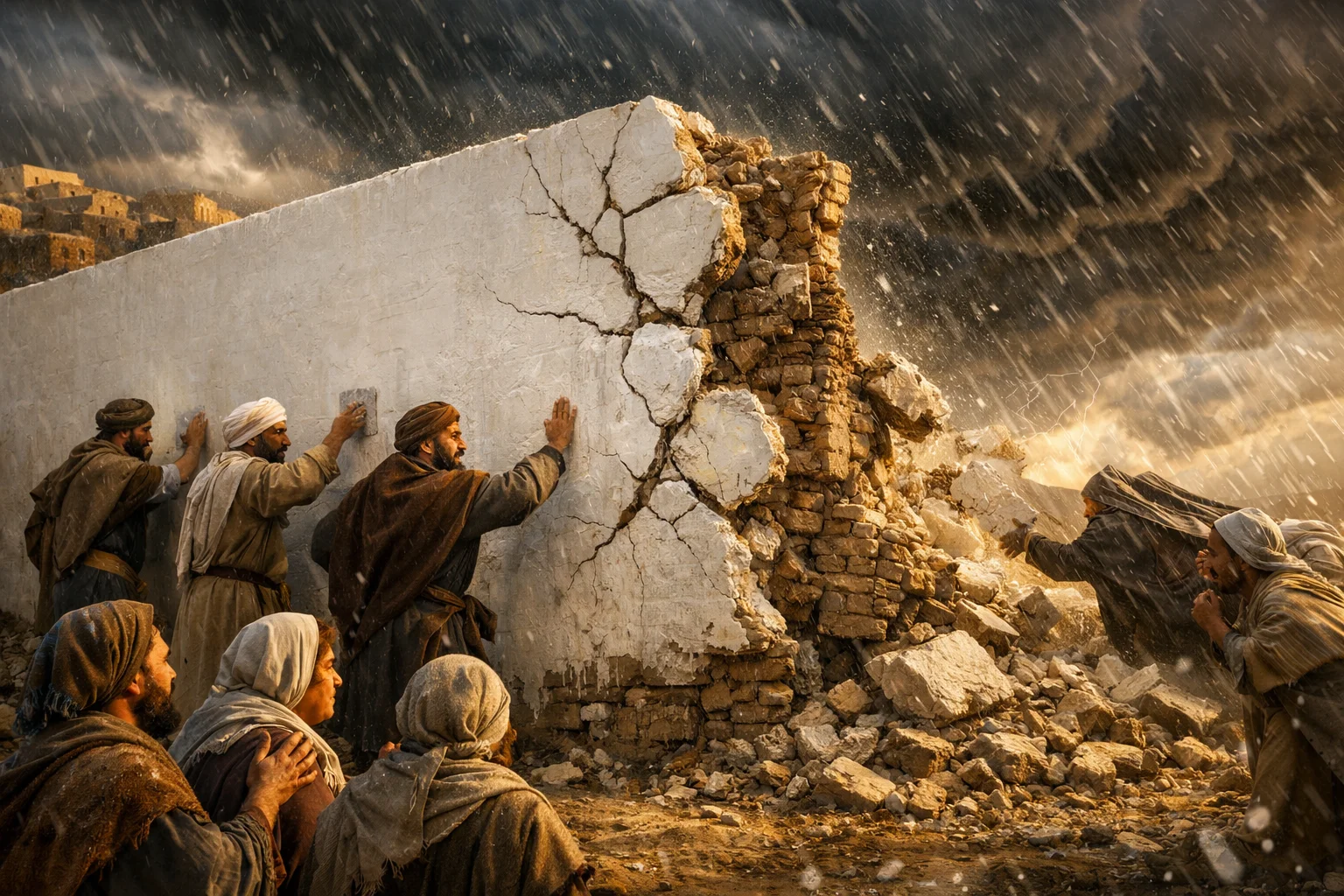 The Whitewashed Wall of False Peace