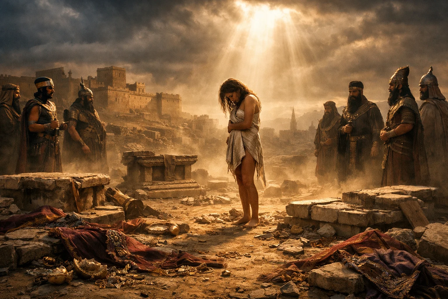 Stripped Before Her Lovers