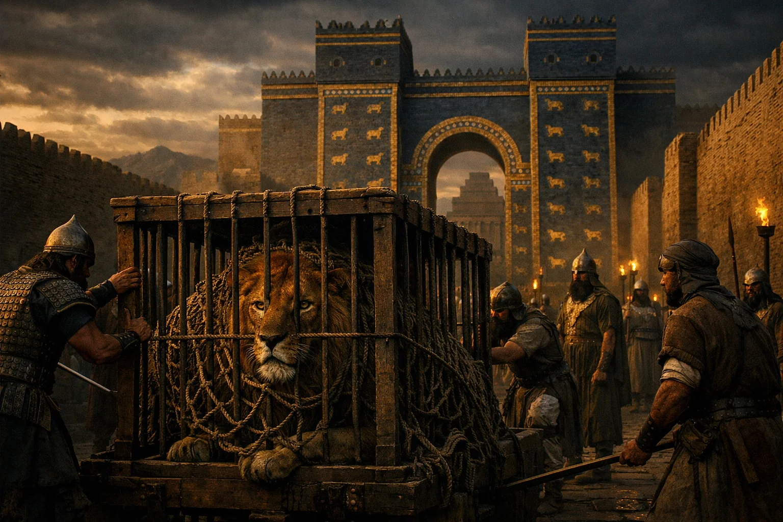 The Second Lion Silenced in Babylon