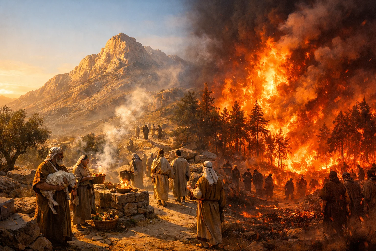 Holy Mountain and the Unquenchable Fire