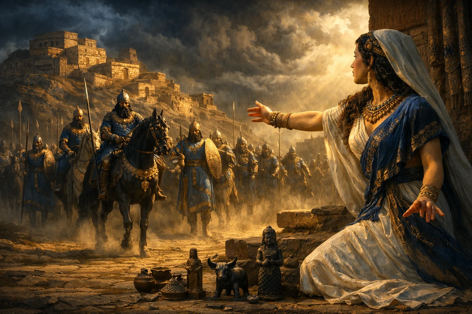 Oholah Ensnared by Assyria