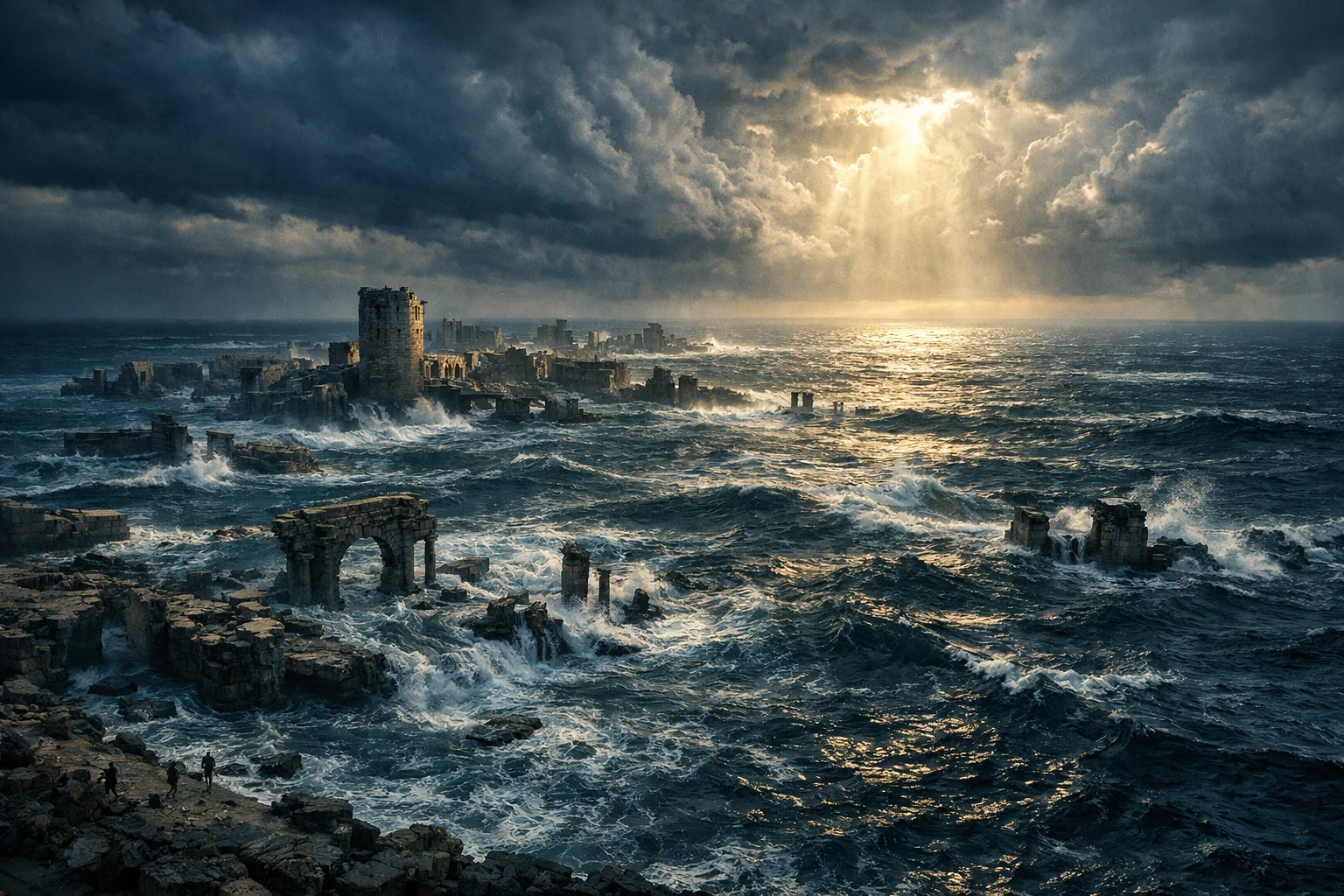 The Sea Covers the Desolate City