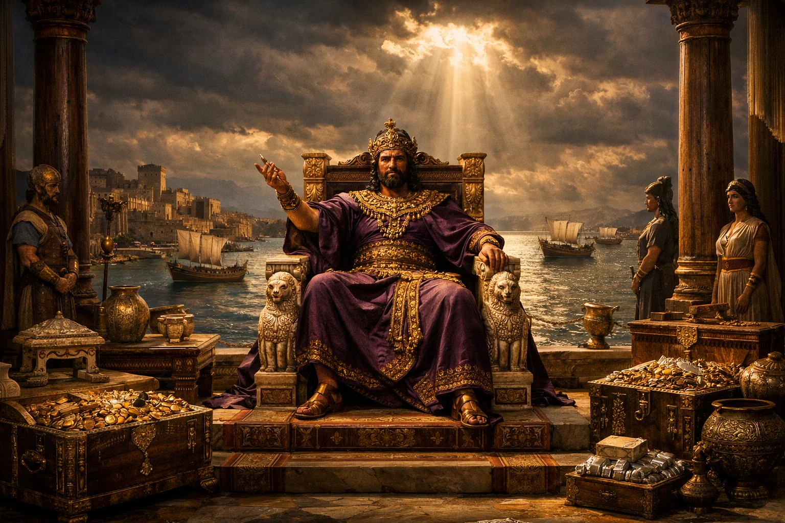 The Proud Ruler on the Sea Throne