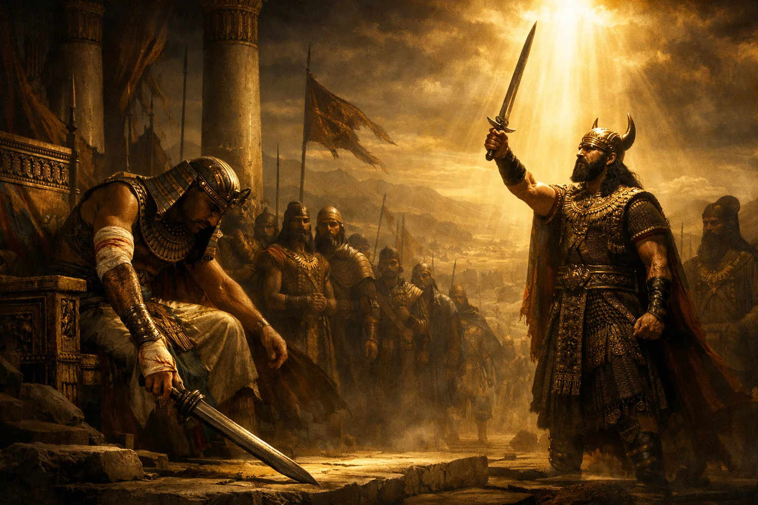 Pharaoh’s Broken Arms, Babylon’s Strengthened Hand