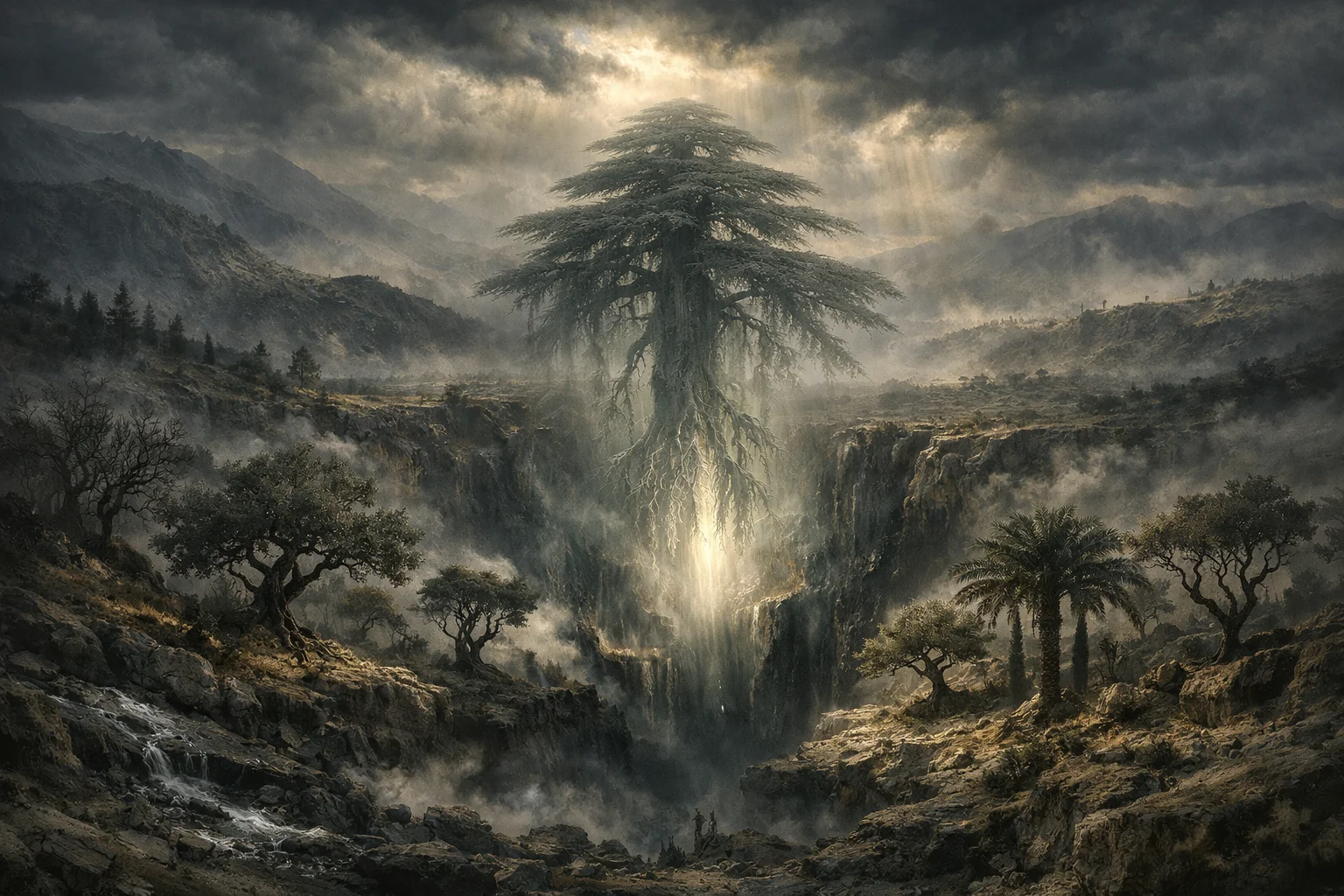 Lebanon Mourns the Fallen Tree