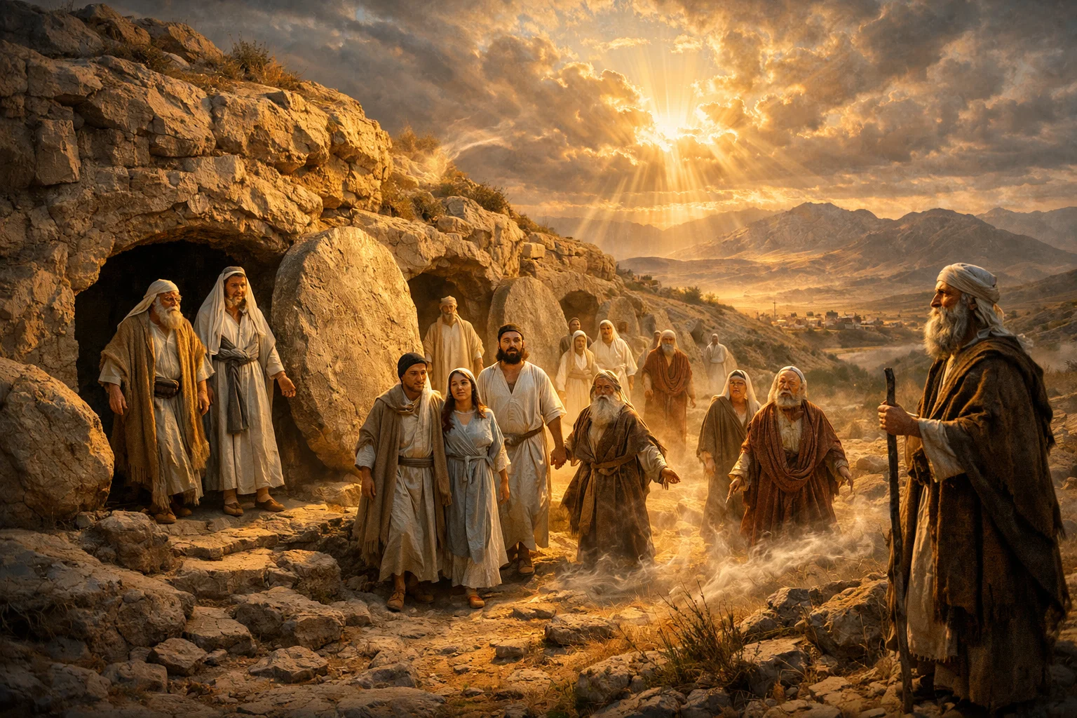 Graves Open for the House of Israel