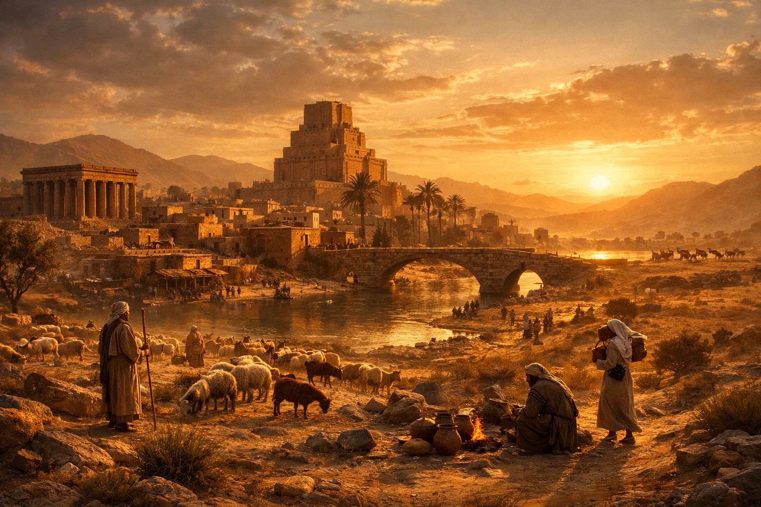 Bound and Turned Toward Jerusalem