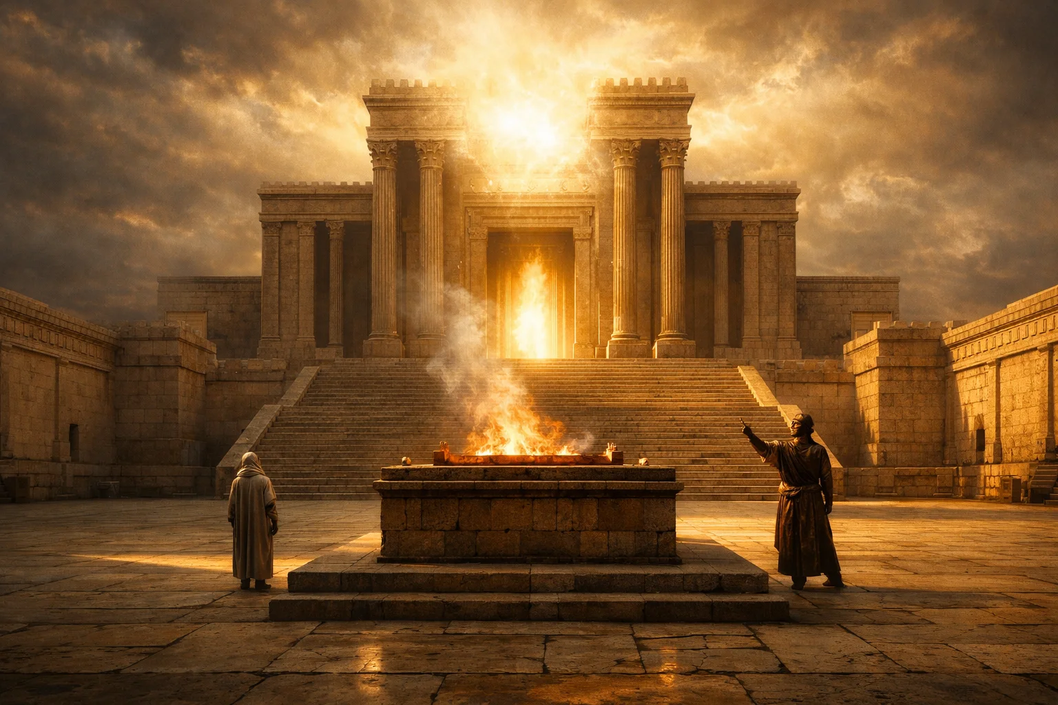 The Altar and Temple Portico