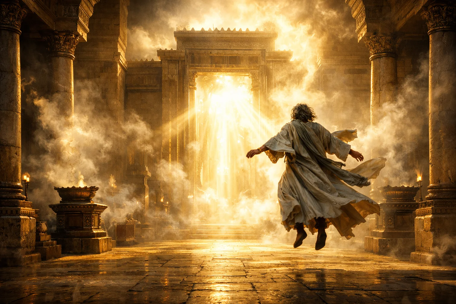 The Glory Enters the Temple