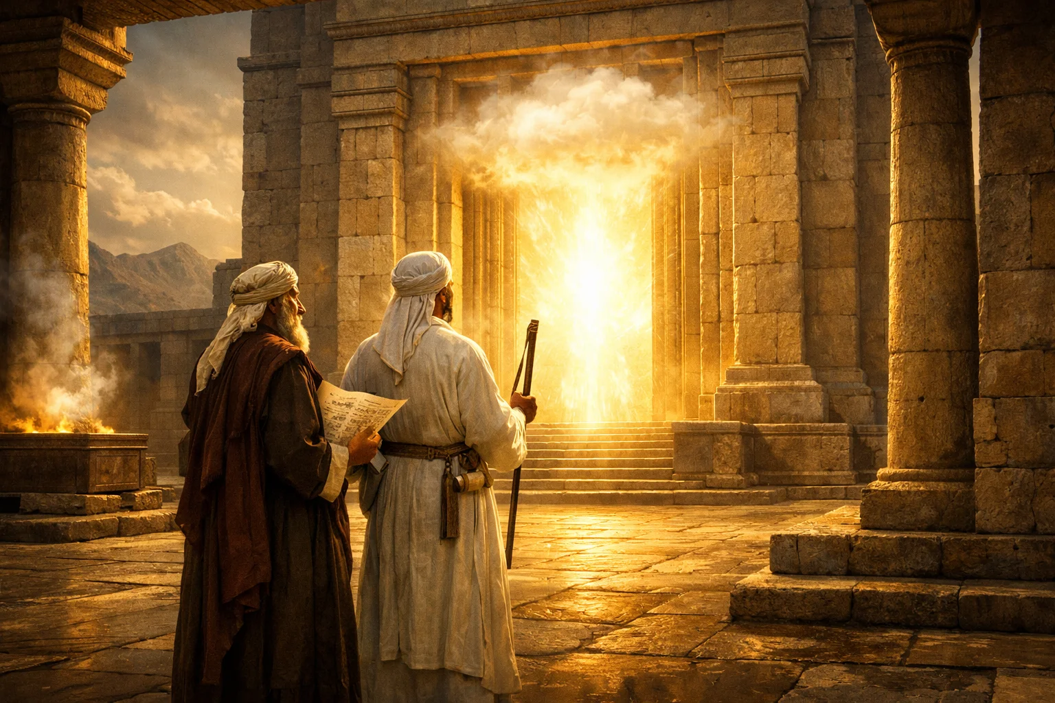 The Throne and the Holy Dwelling