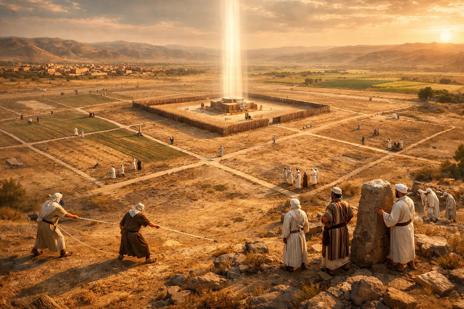 The Sacred District Measured Out