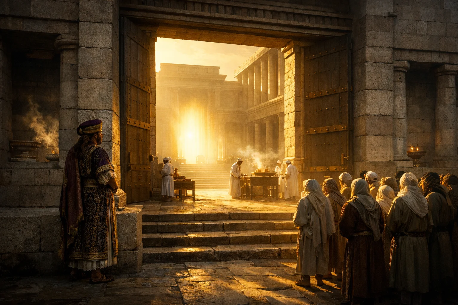 The East Gate Opened on the Sabbath