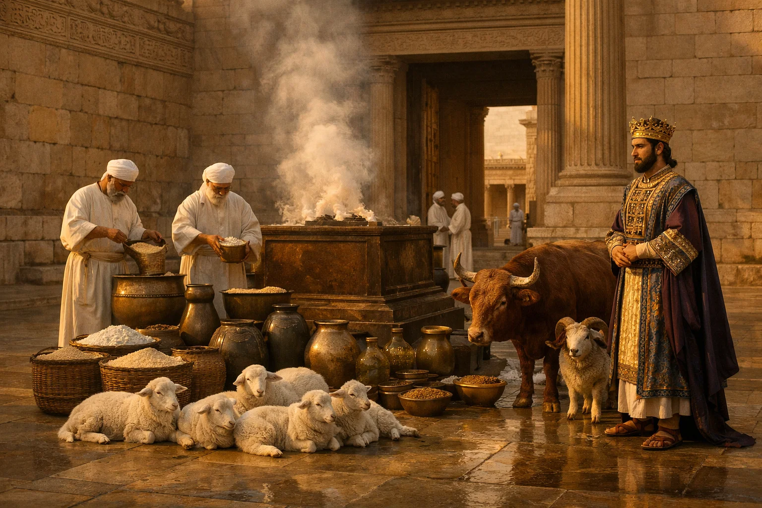 Sabbath and New Moon Offerings