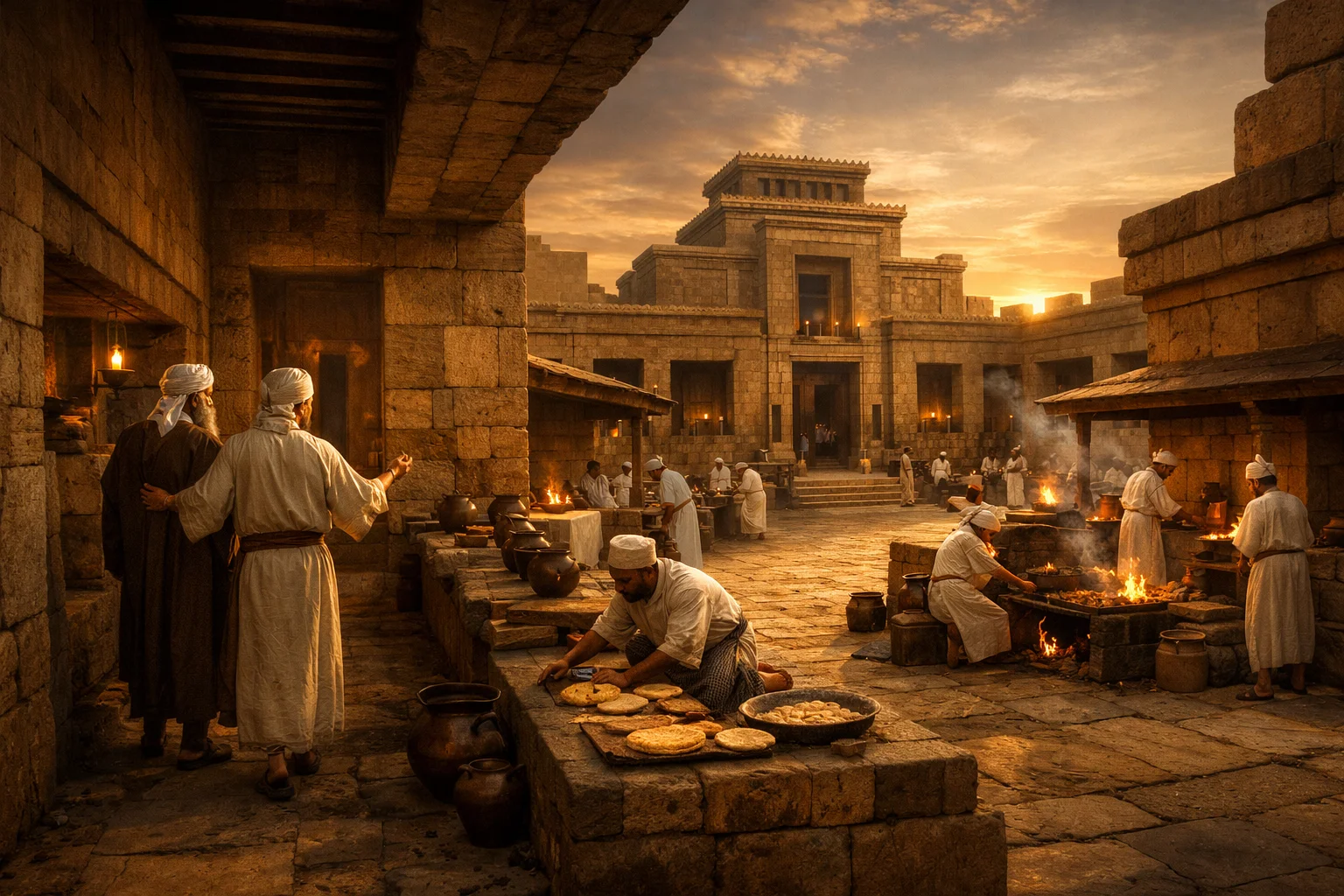 The Priests’ Kitchens in the Temple Courts