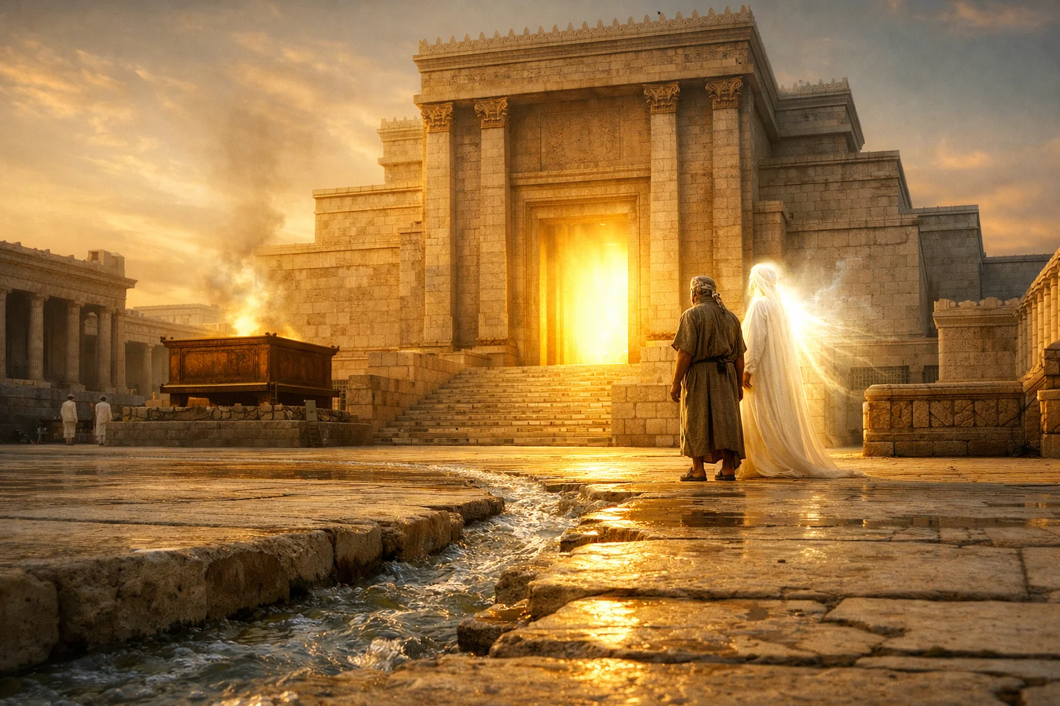 Water from the Temple Threshold