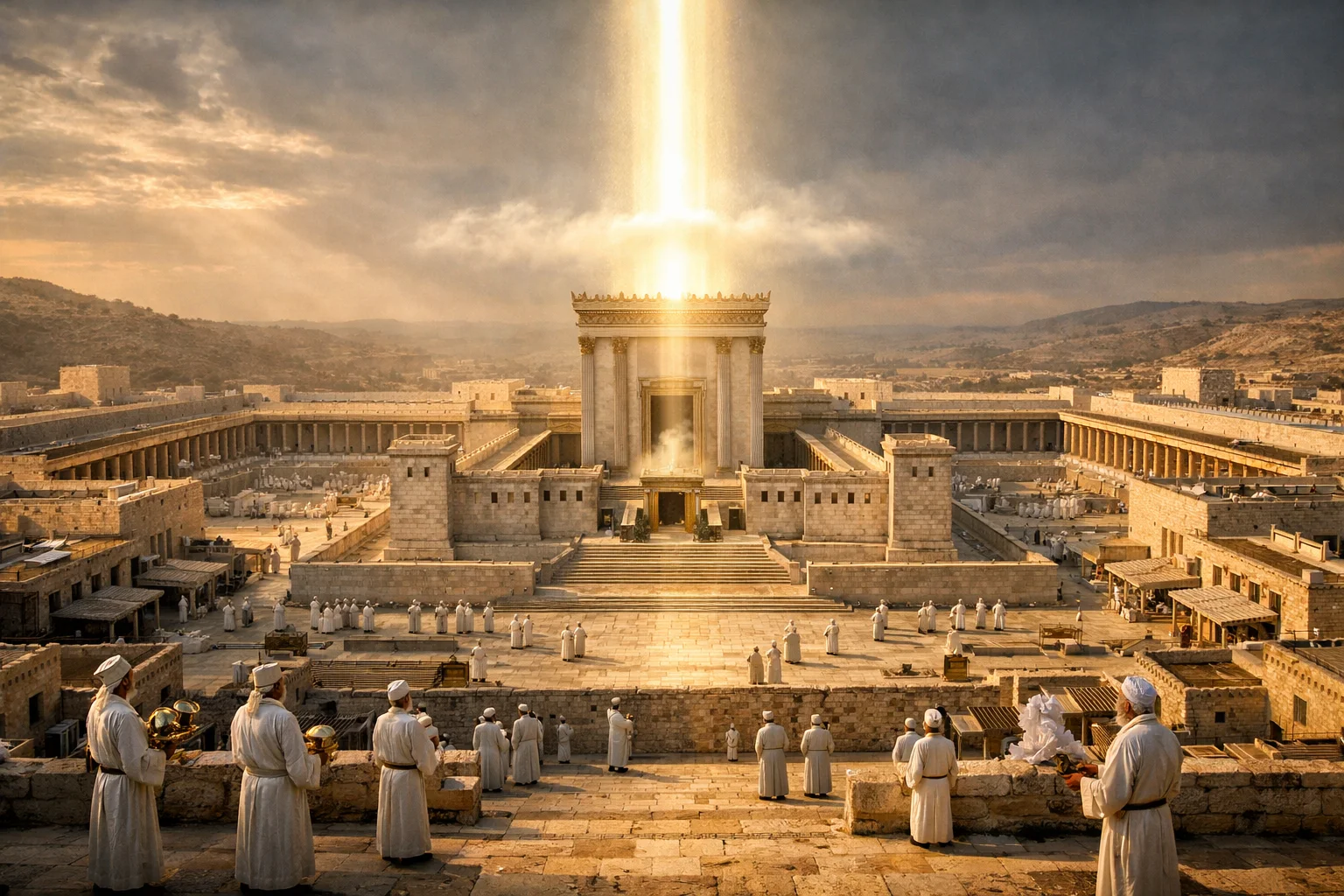 The Sacred Portion and Central Sanctuary