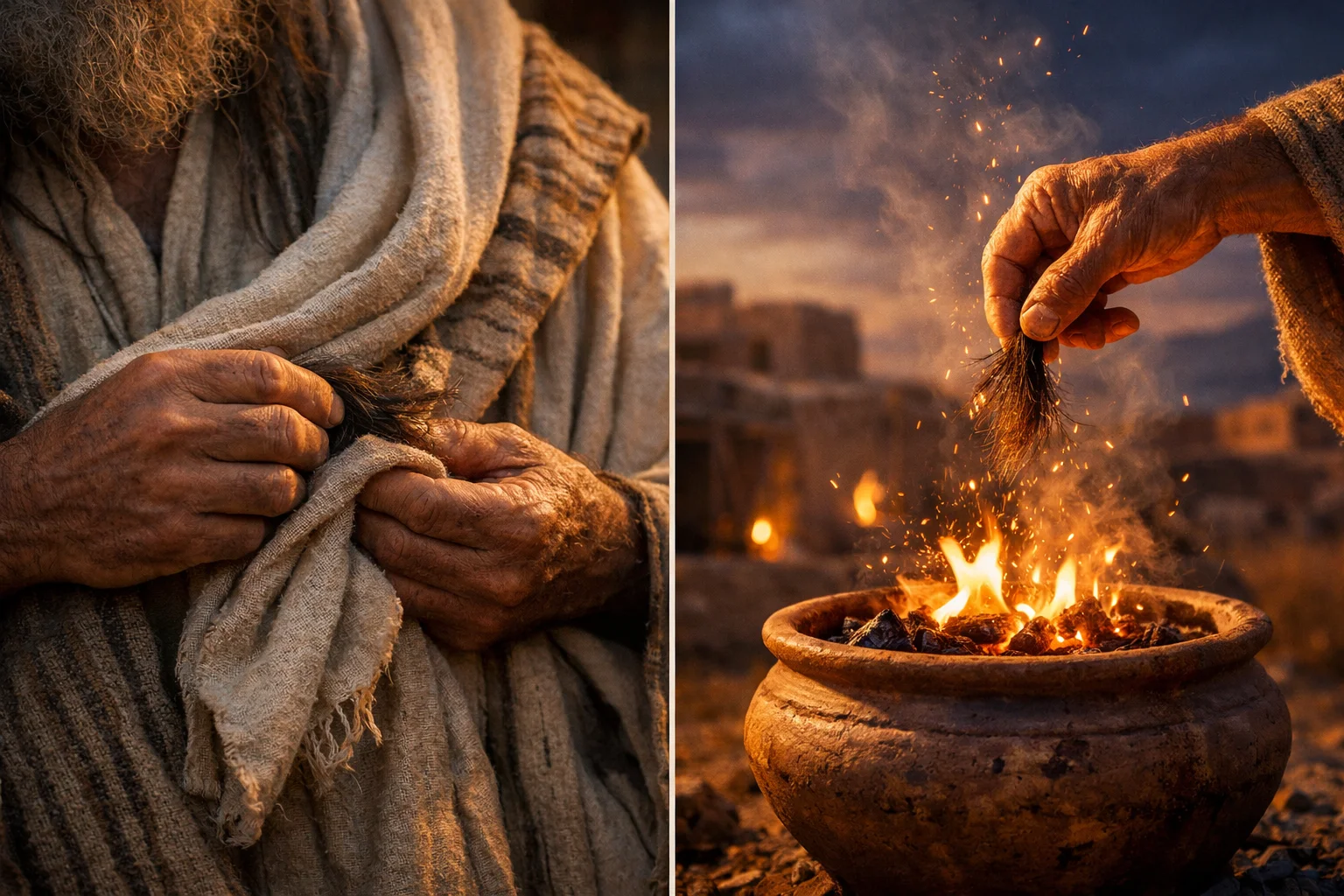 A Few Hairs Hidden in the Garment