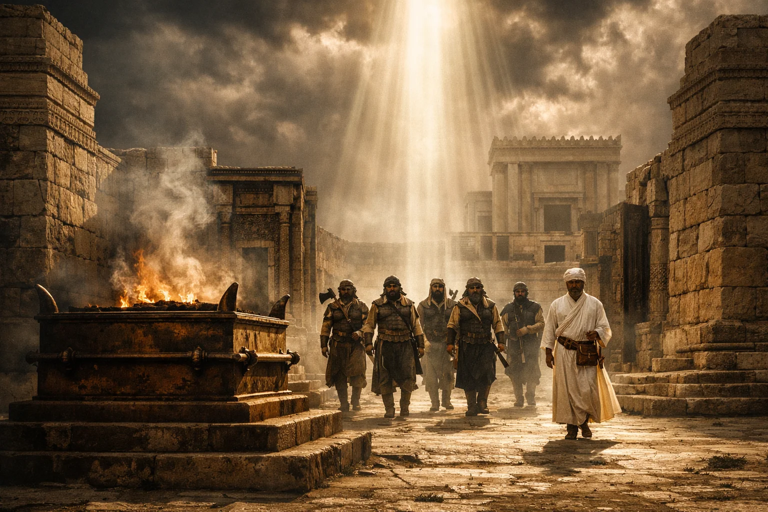 The Executioners Gather at the Temple