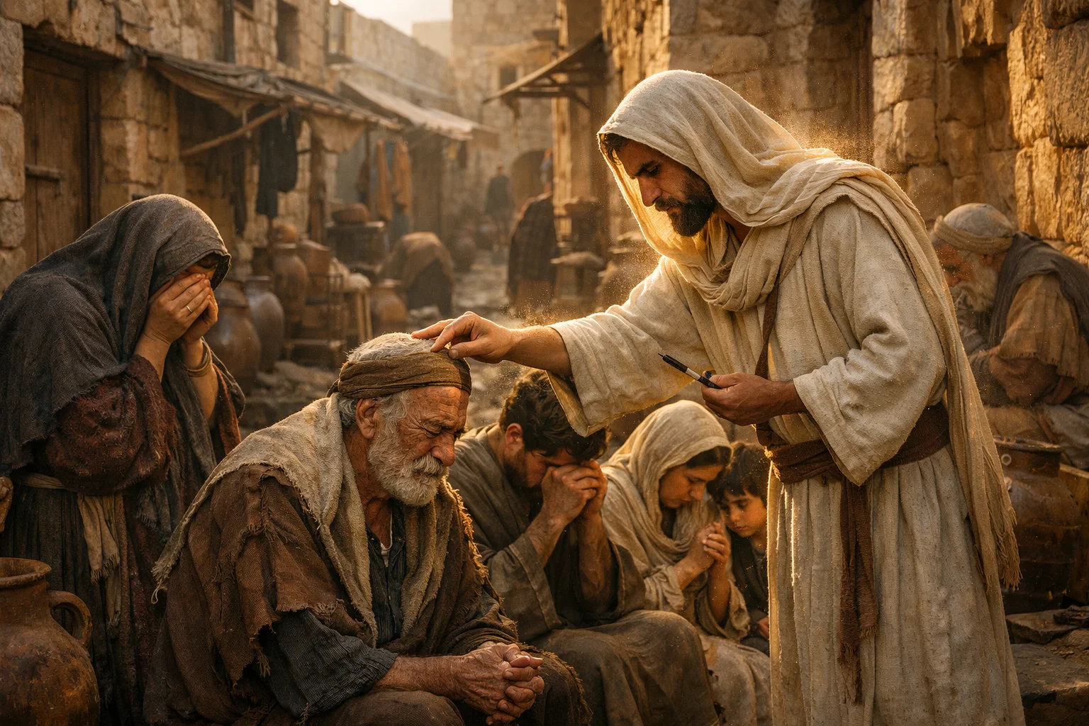 Marking the Mourners of Jerusalem