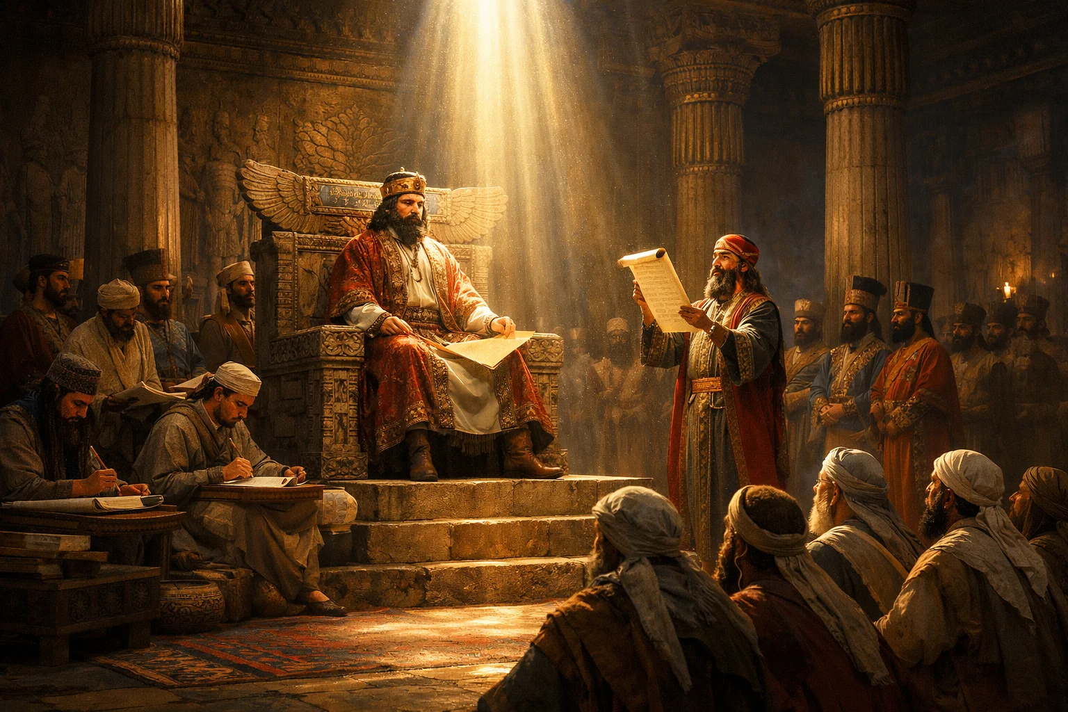 Cyrus Issues the Royal Proclamation