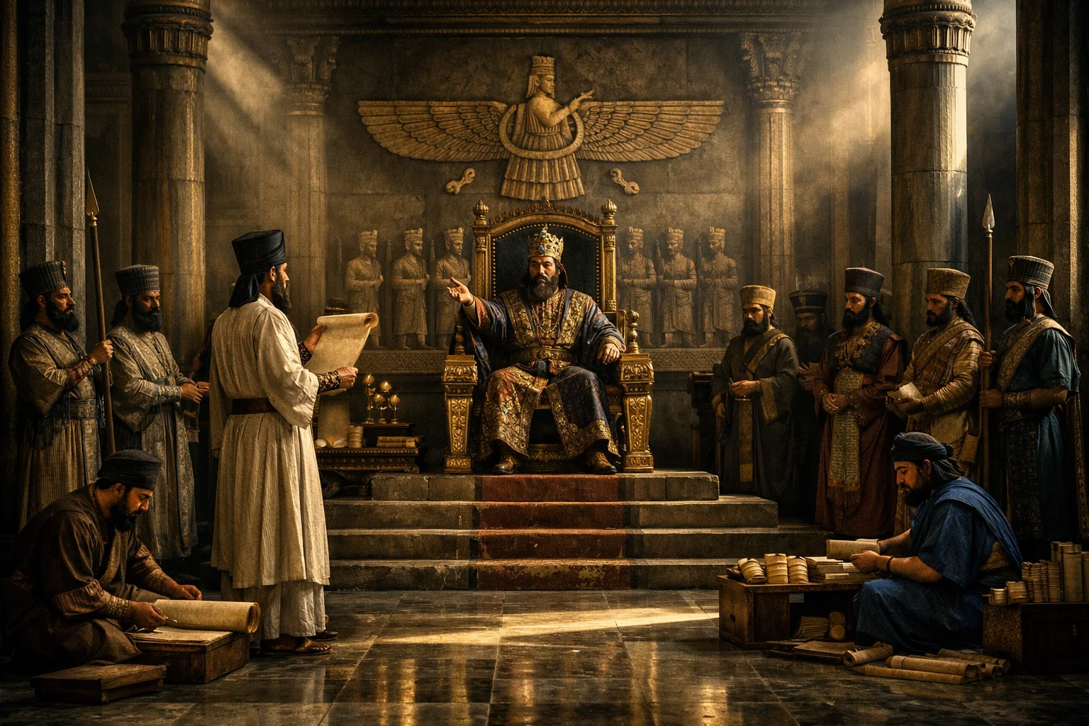 The King's Decree in the Palace