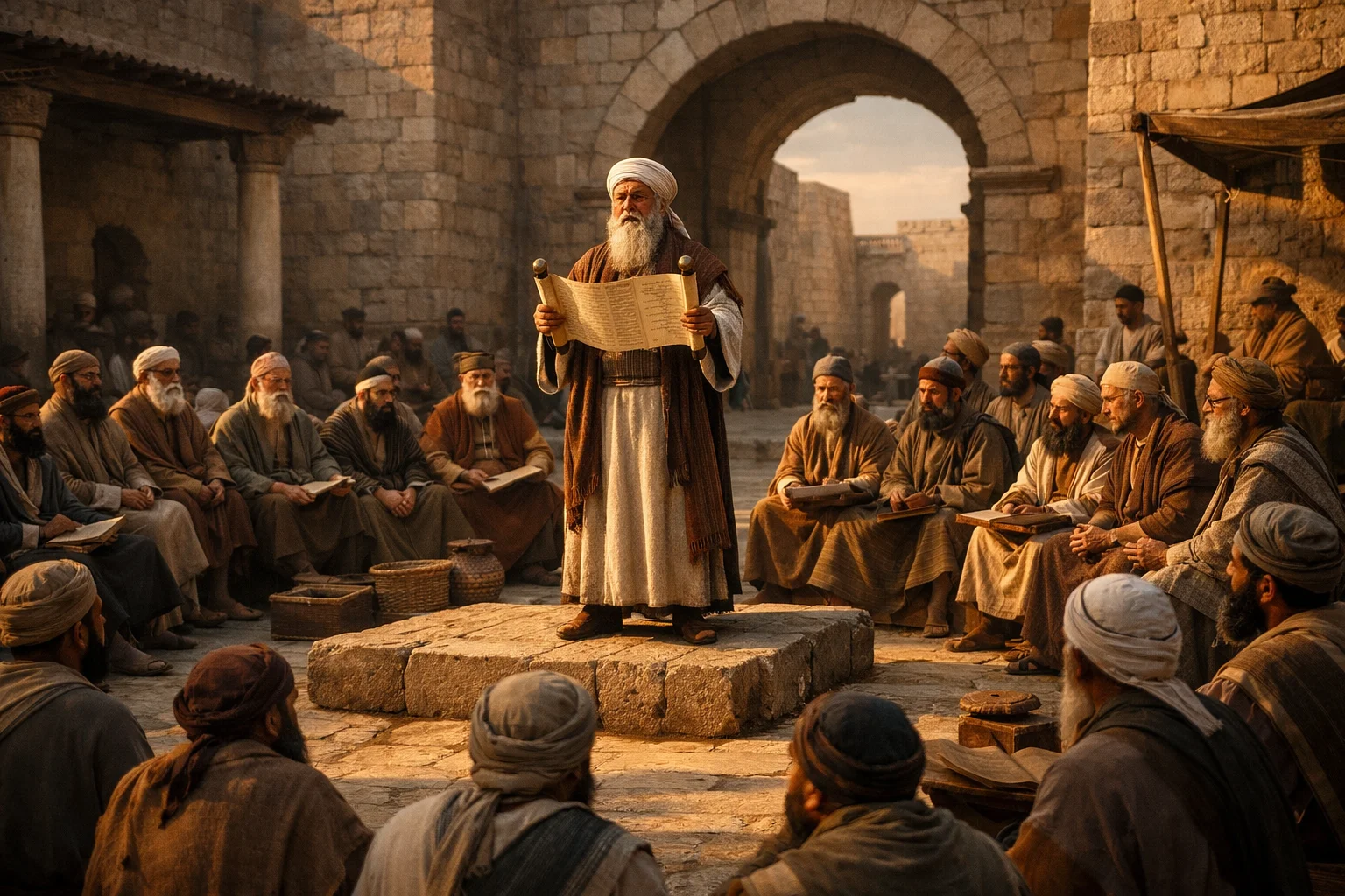 Ezra Appointed to Teach and Judge