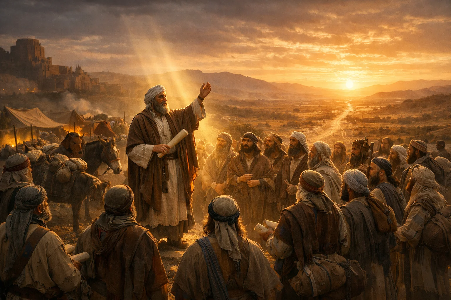 Ezra Gathers the Leaders to Go Up