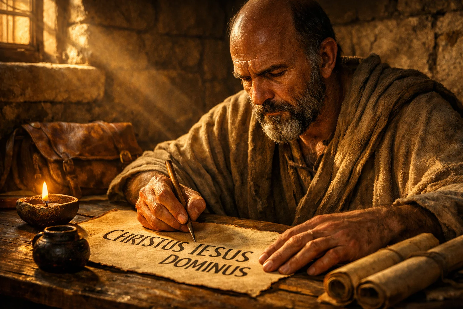 The Apostle’s Large Letters