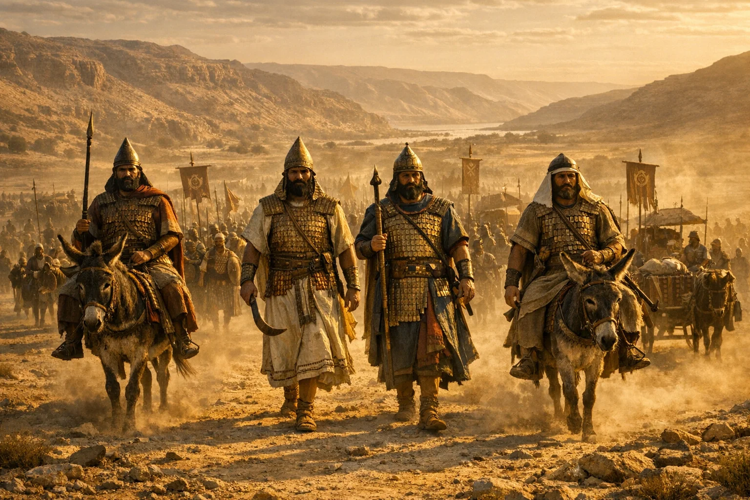 The Four Kings March to War