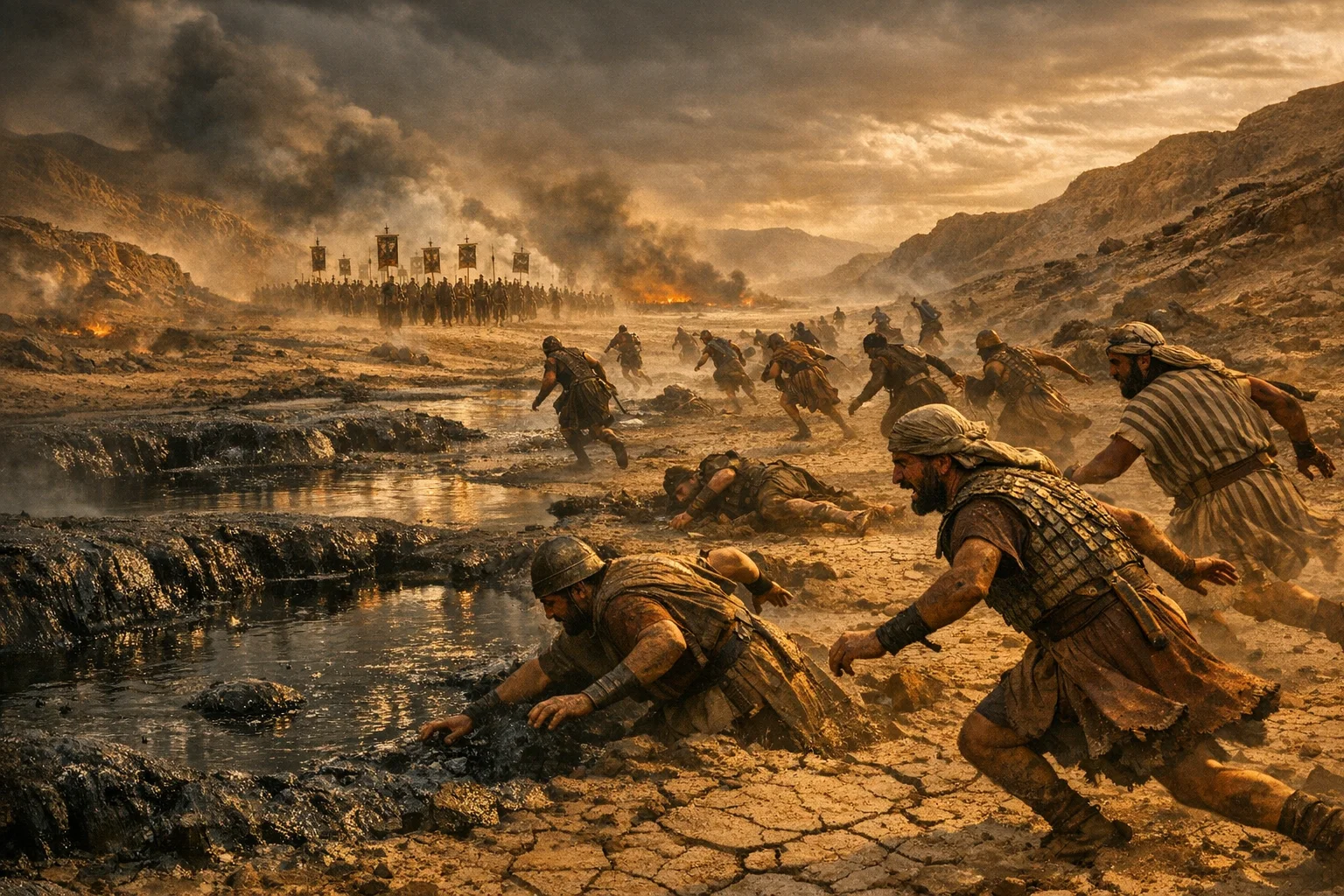 Rout in the Tar Pits of Siddim