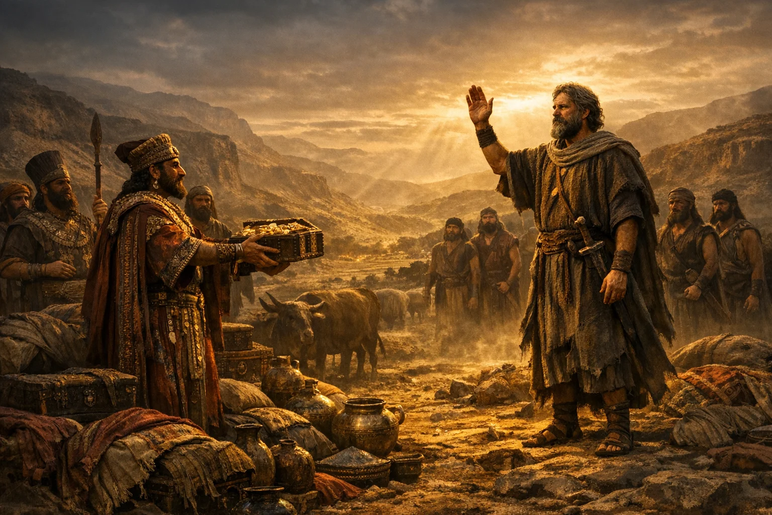 Abram Refuses the Wealth of Sodom