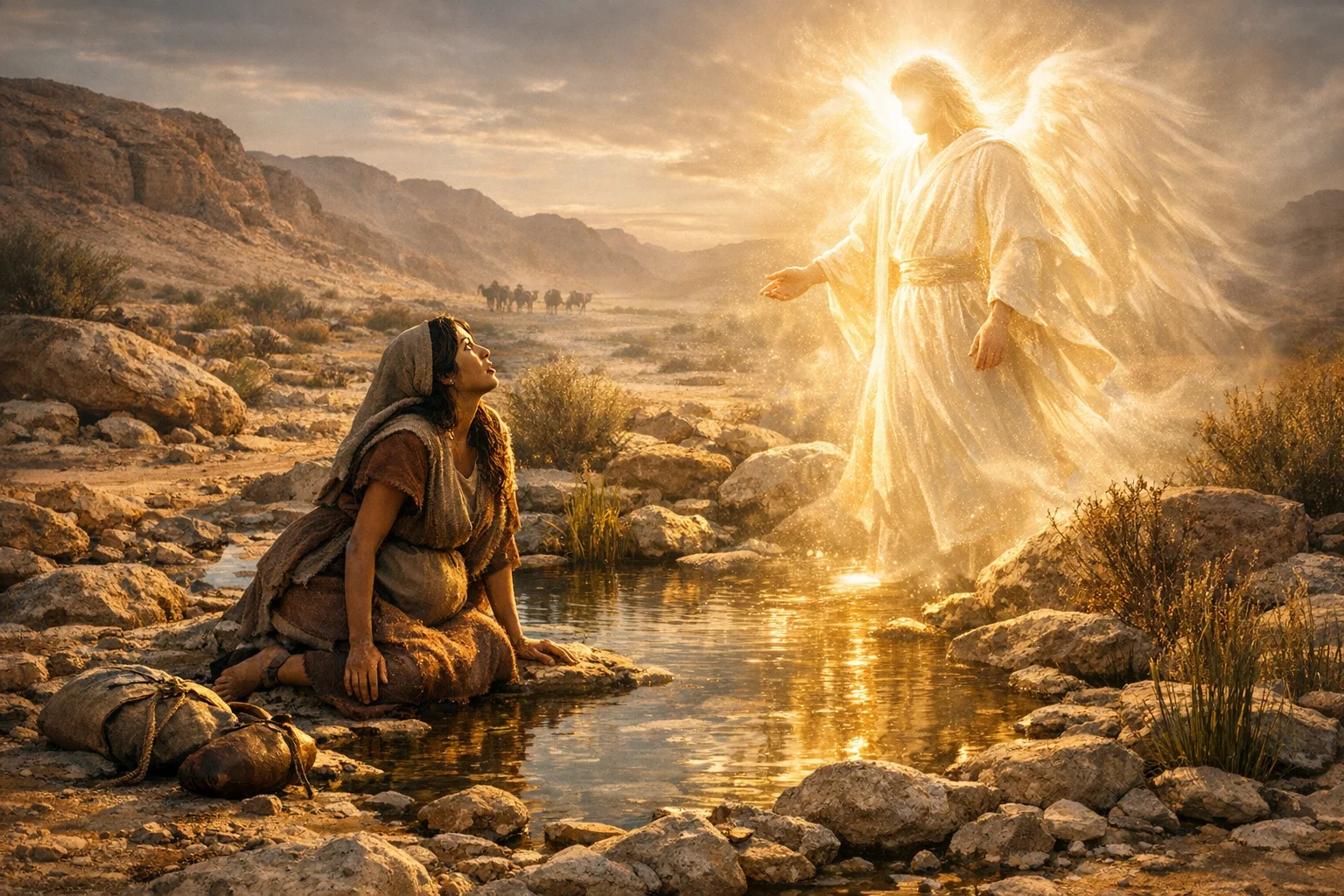 The Angel by the Spring