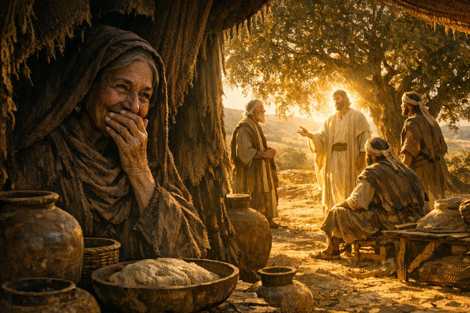 Sarah Laughs at the Promise