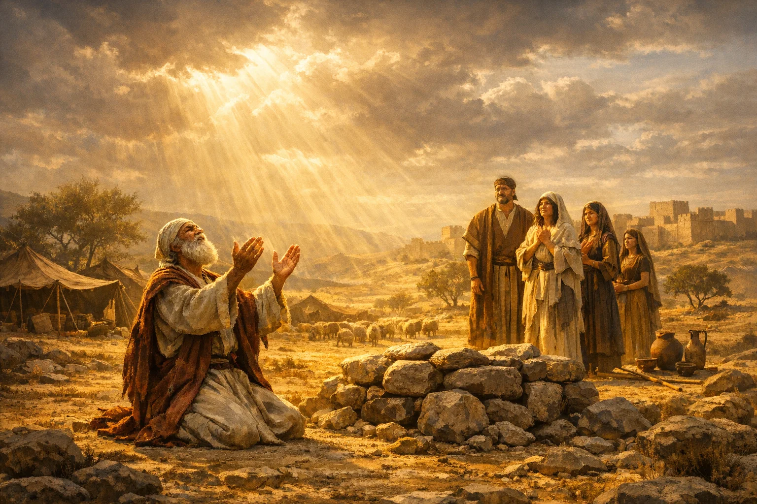 Abraham Prays and the Household Is Healed