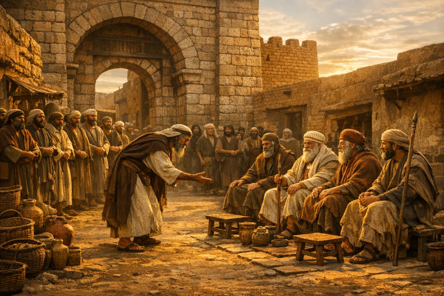 A Stranger Requests a Burial Place