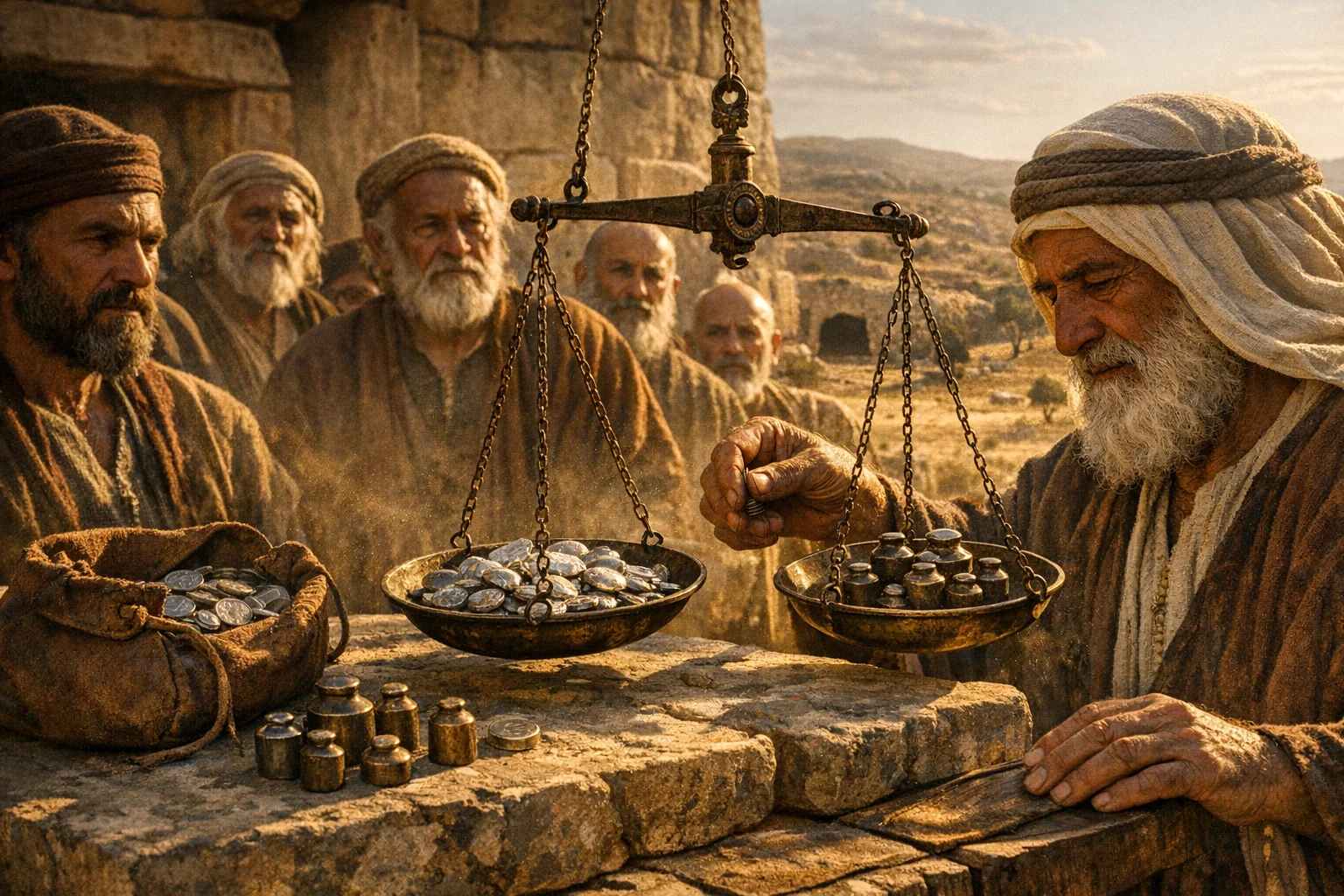 The Silver Is Weighed Out