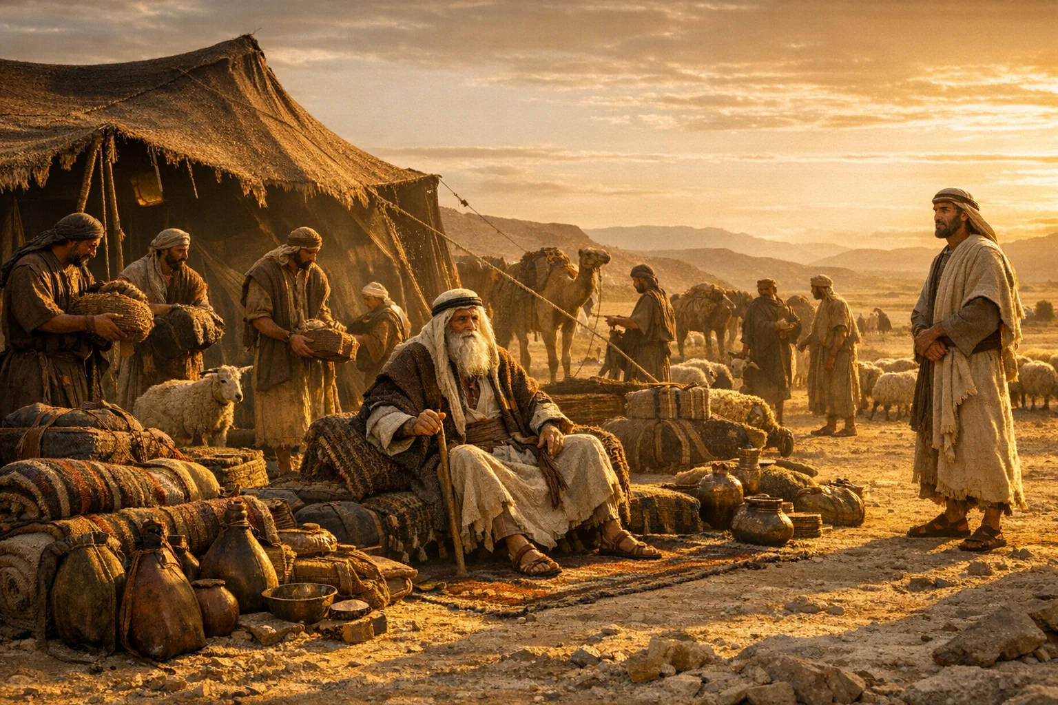 Abraham Sends the Other Sons East