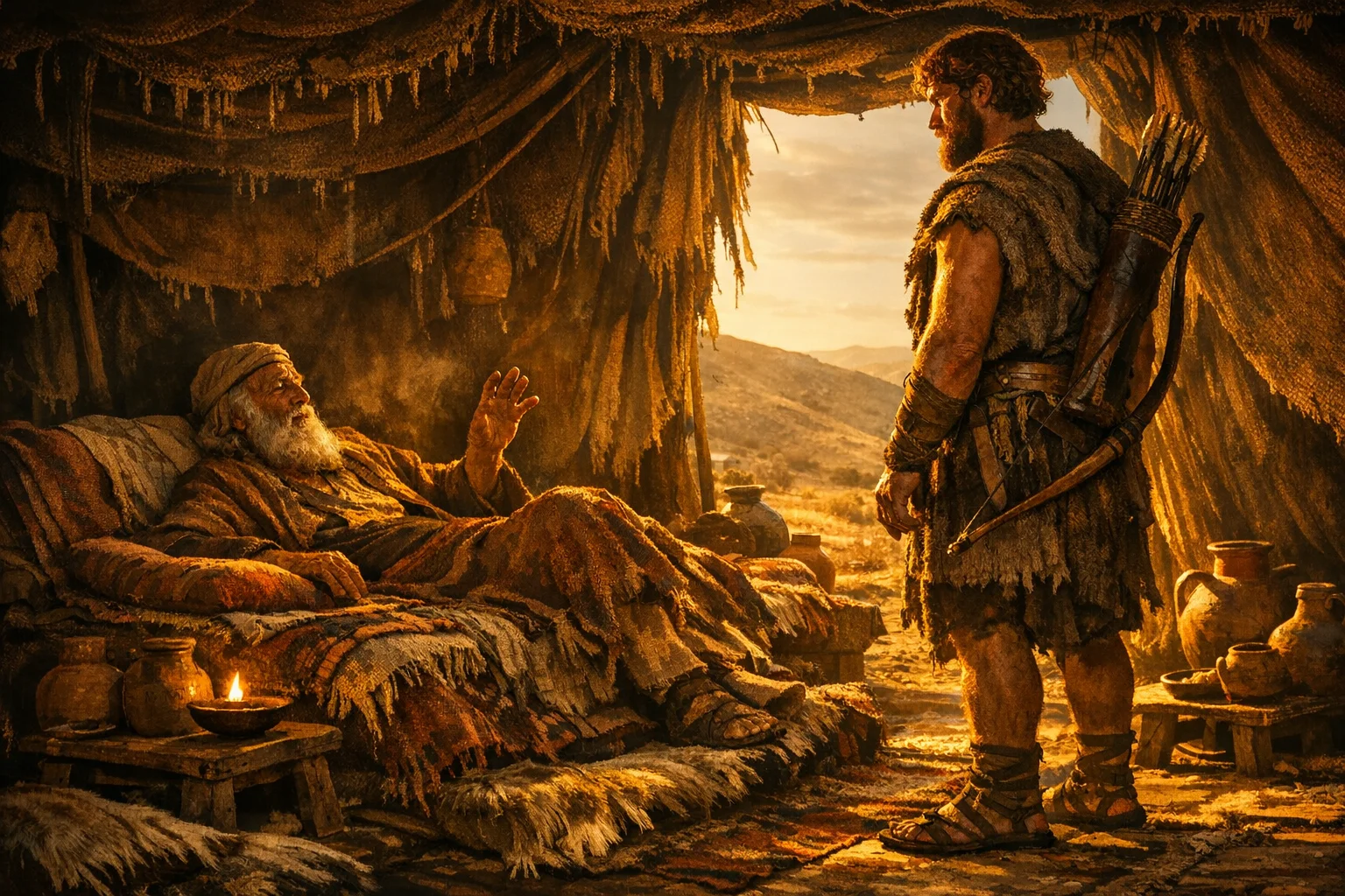 Isaac Sends Esau to Hunt