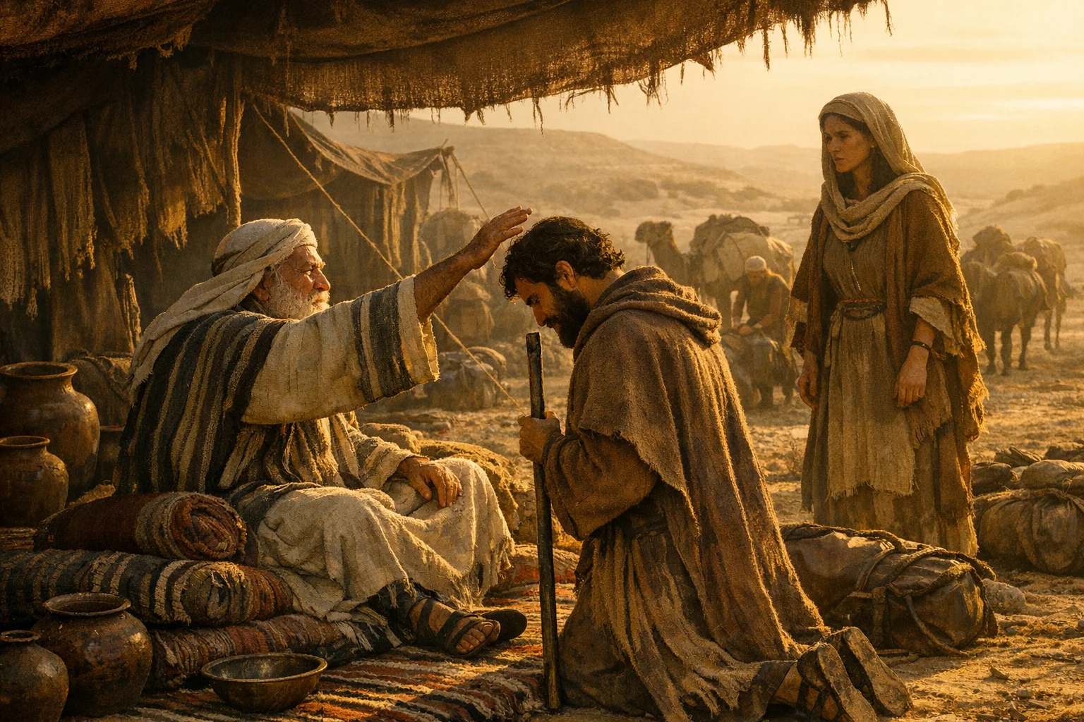 Isaac Blesses and Sends Jacob