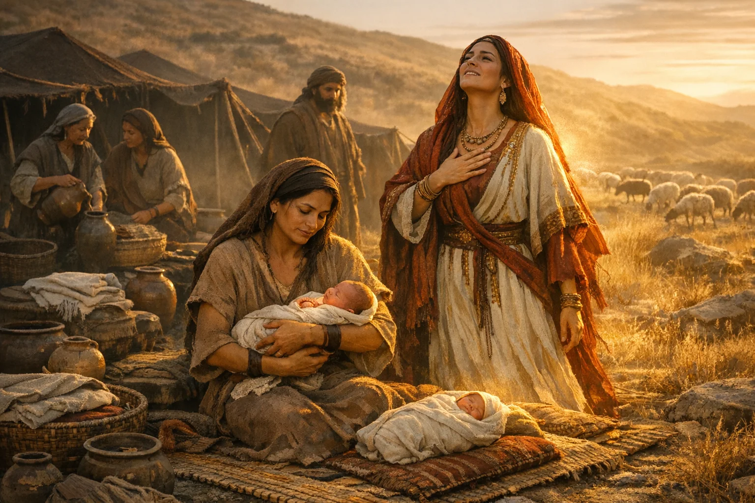 Bilhah Bears Sons for Rachel