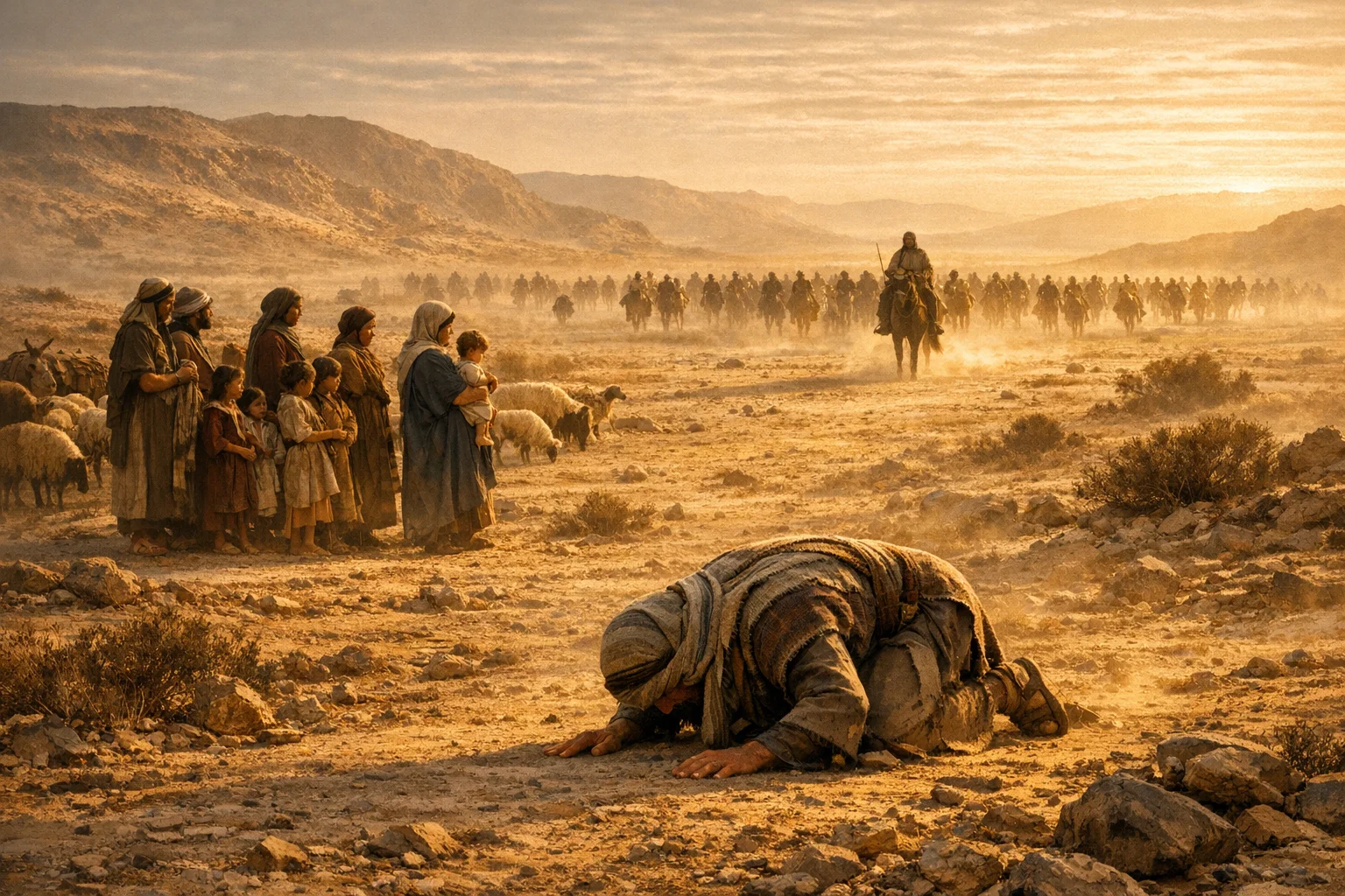 Jacob Bows Before Esau
